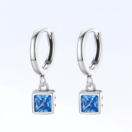 Ocean Spark Hoop Earrings