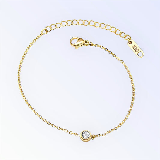 The Serenity Stone - 18K Gold Plated Bracelet