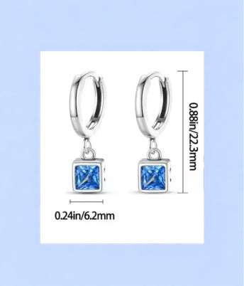 Ocean Spark Hoop Earrings