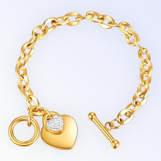 The Way To My Heart - 18K Gold Plated Bracelet