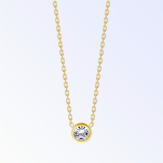 Moonlit Jewel  - 18K Gold Plated Necklace